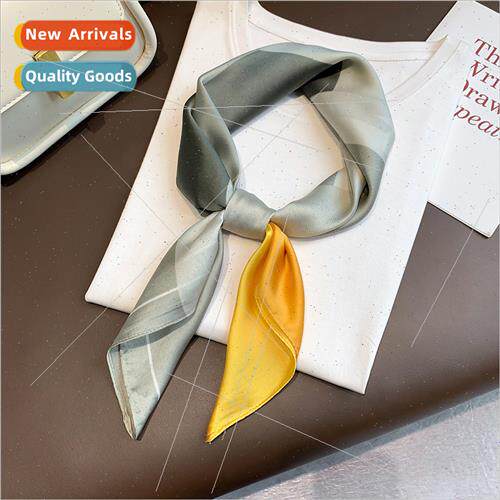 Spring Summer Korea Fashion Small Square Scarf Women mulatio