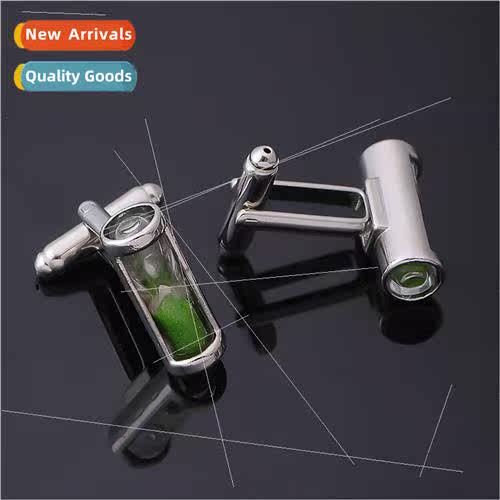 Europe Men Cufflinks Hourglass French Glass Bottle Shirt Cuf