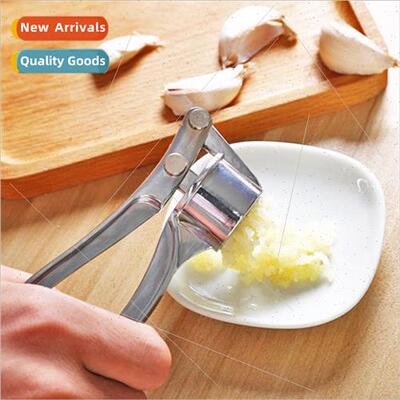 Home Garlic Press Manual Stainless Steel Clip Garlic Ginger