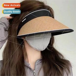 female summer vinyl Sunscreen ultraviolet hat anti straw sun