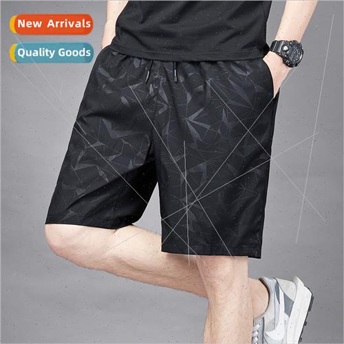 Ice silk shorts men summer nd fat plus size sports casual pa