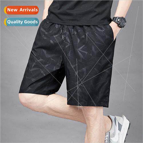 Ice silk shorts men summer nd fat plus size sports casual pa