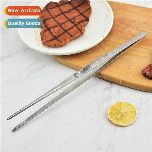 All stainless steel BBQ Japanese barbecue meat clip Korean b