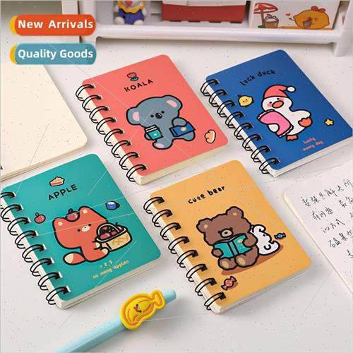 a7 coil book cartoon animal portable diary cute stationery n