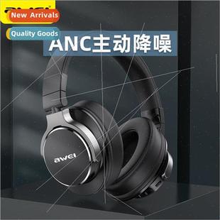ANC Active Noise Canceling Headband Bluetooth Headset Wirele