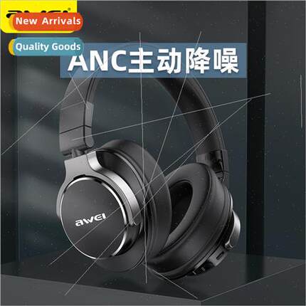 ANC Active Noise Canceling Headband Bluetooth Headset Wirele
