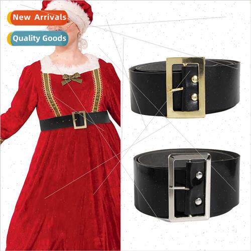 Men women versatile Christmas easy black holiday dress belt