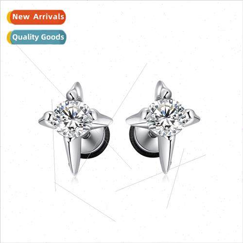 Europe nd stainless steel men earrings tide men retro hundre