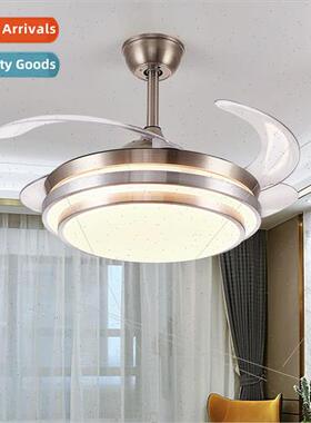 LED invisible fan light ceiling fan light home living room r
