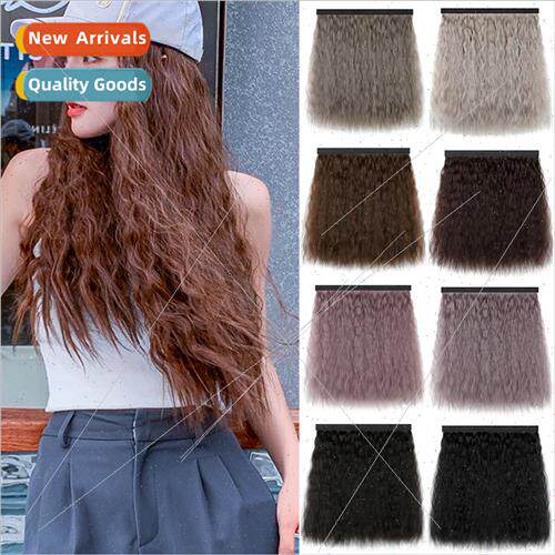 Wig hat removable cornrows wool curls long curly hair wig pi