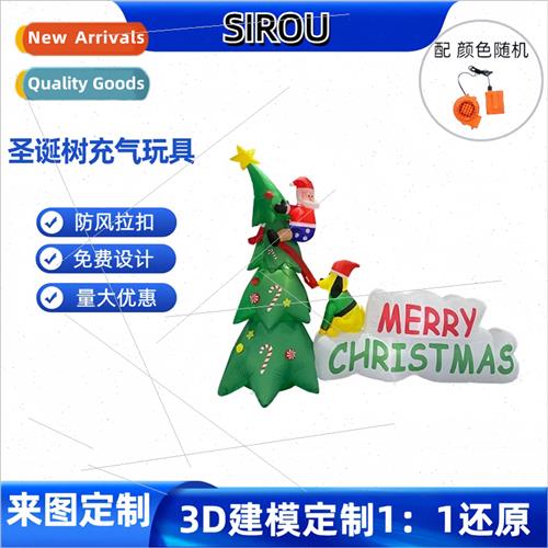 Christmas Santa Claus Christmas Tree Inflatable Costume  Eur