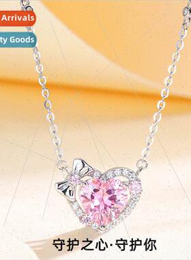 Yash Guardian Heart Heart lver Necklace Women che  Girlfrien