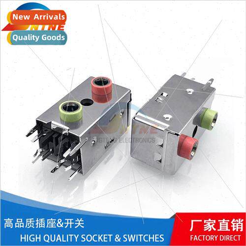 Audio Video Headphone Socket 3.5mm amese Twin Hole PJ-1230 D