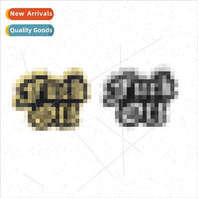 Europe new punk retro English engraved brooch cowboy badge a