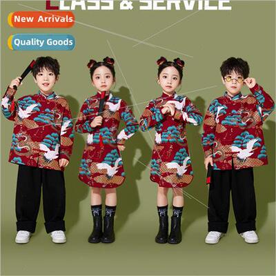 Chinese  Chinese dress men celebrating New Years Day childre