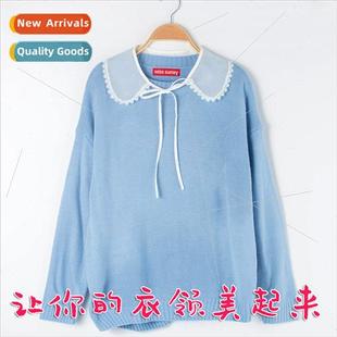 Collar Bow False Paragraph Whe Tie Doll