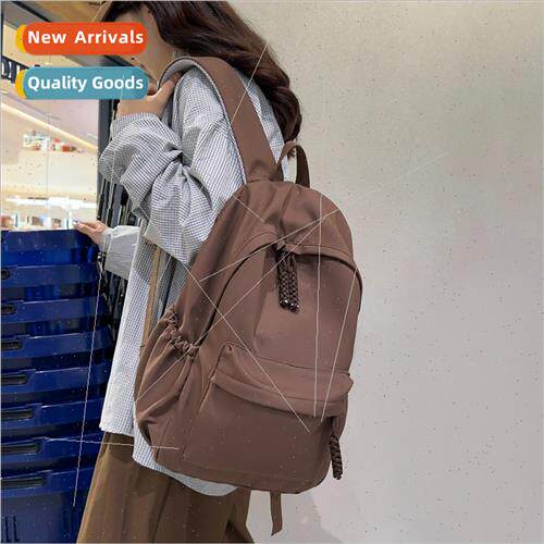 Schoolbag girls simple large capacy new backpack female shou