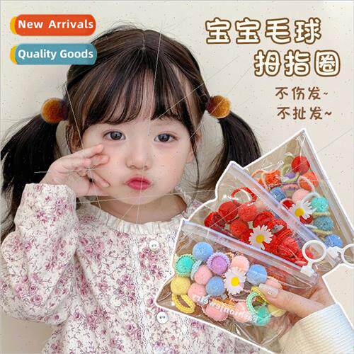 Hair tie hair bsmall children hair circle cute baby colorful