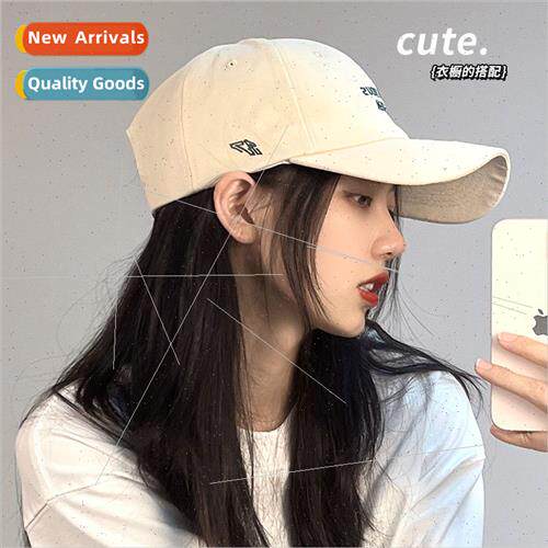 Korean  duck tongue cap female spring fall new show face sma