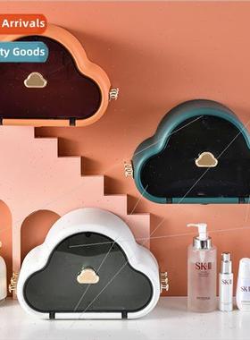 punching Scandinavian clouds paper box wall mounted bathroom