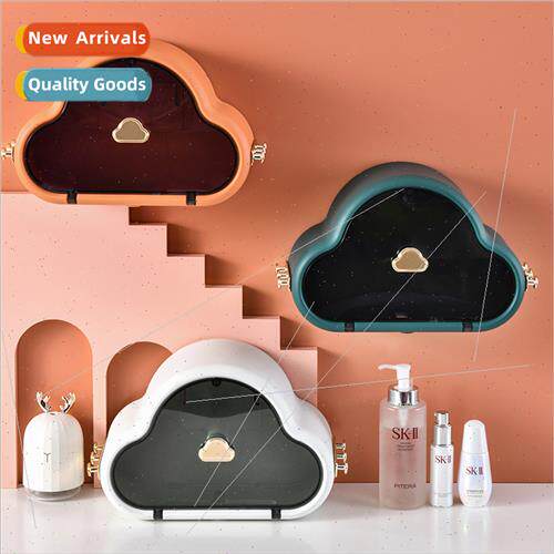 punching Scandinavian clouds paper box wall mounted bathroom