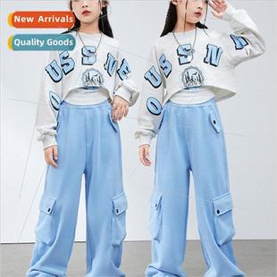 Girls Hip Clothes Dance Chi Kids Costume Set Jazz Hop