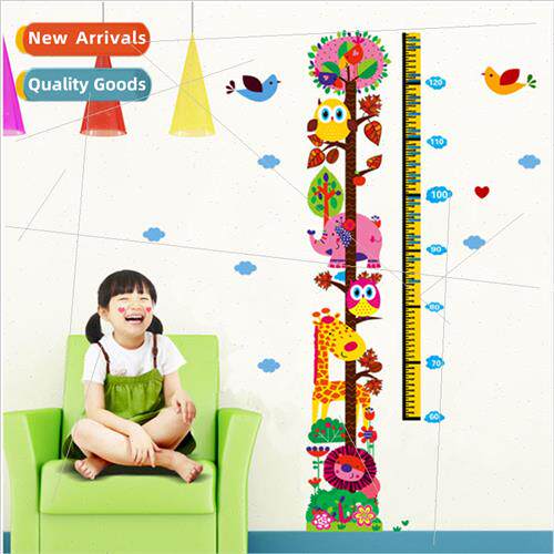 AY7241 Cartoon Animal Height Ruler 5 Generation Removable PV