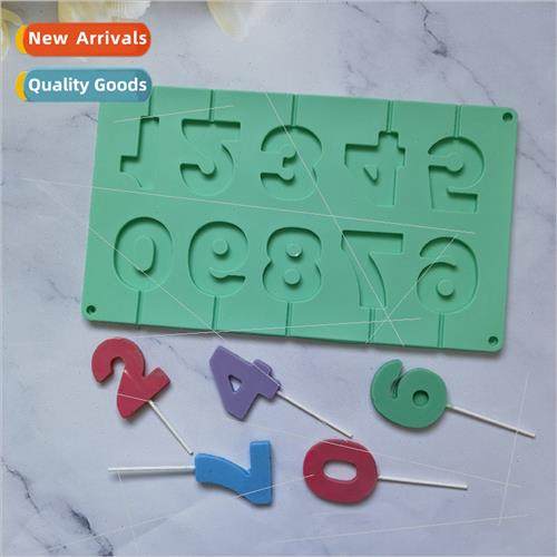 09 Lollipop 401 Chocolate Candy licone Mould Mousse Pastry J