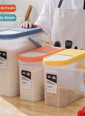 Household rice bucket new portable rice canister sealed stor