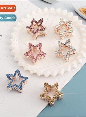 Korea rhinestone small hairpin bangs trumpet grab clip simpl