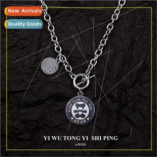 chain does ins female necklace color lose not steel Tanium