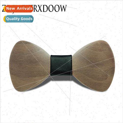 High-grade wedding wooden bow tie DIY fashion men women wedd