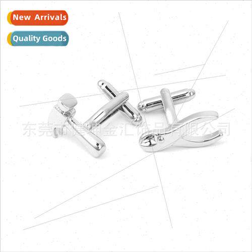 3D Vise Hammer Set Cufflinks Cubic Pliers Cubic Pliers Hamme