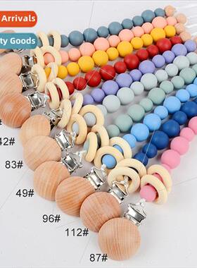 New baby supplies beech wood circle creative baby silicone b
