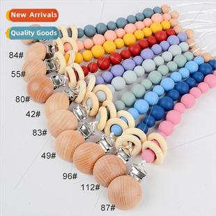 beech wood circle New silicone supplies creative baby