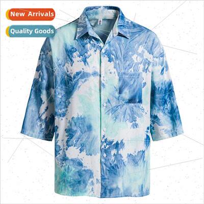 2022 Euro ze Men Fashion Medium Sleeve Beach Short Sleeve Ti