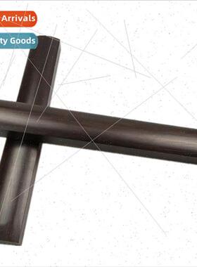 Wooden ruler black catalpa paperweight carved 30cm ebony woo