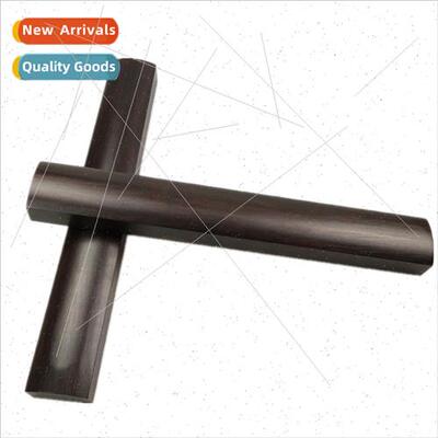 Wooden ruler black catalpa paperweight carved 30cm ebony woo