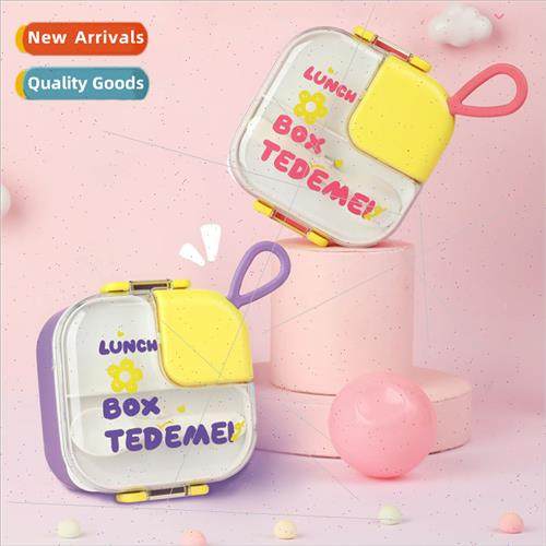 Cute lunch box 适用work double-layer format microwaveable pl - 实物图