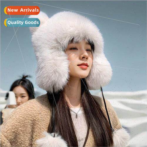 Autumn winter thickened warm princess hat fashion ear protec