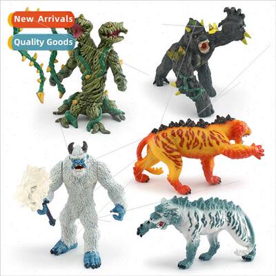 beasts ice monster e demon gorilla monster ice crystal tiger