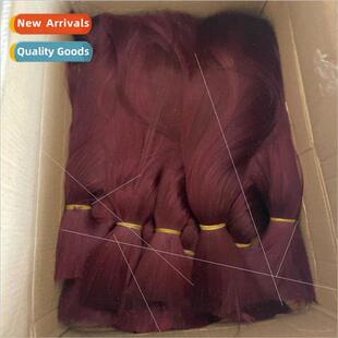 Wigs unated raw material high temperature wire use diverse b
