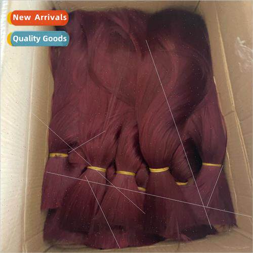 Wigs unated raw material high temperature wire use diverse b