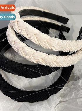 French weaving twist braid headband gentle girl -slip extern