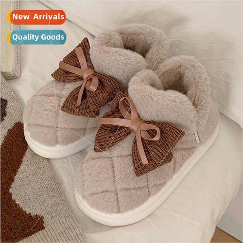 Casual simple soft bottom cozy plush warm fashion snow boots