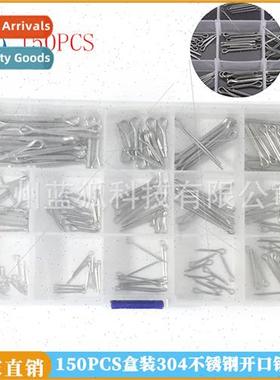 150pcs Stainless Steel Cotter Pins Hairpin Pins Spring Pins