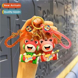 key creative gift doll chain pendant car couple frog Guar