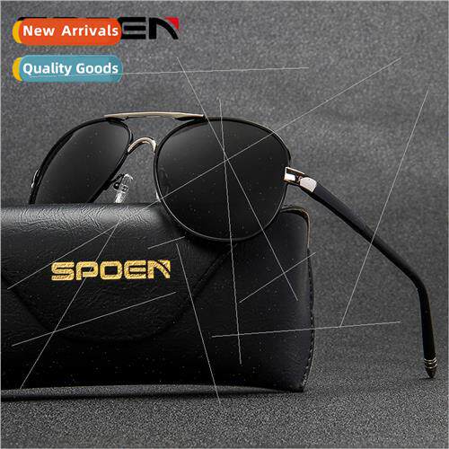new polarized sunglasses men retro sunglasses aviator toad s