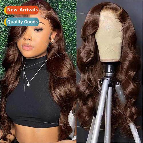 Europe Ladies Long Curly Hair New Big Wave Long Hair Front L