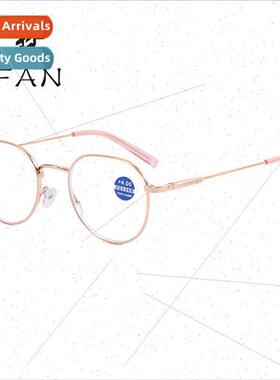 metal presbyopia glasses fashion high-definion spring-legged